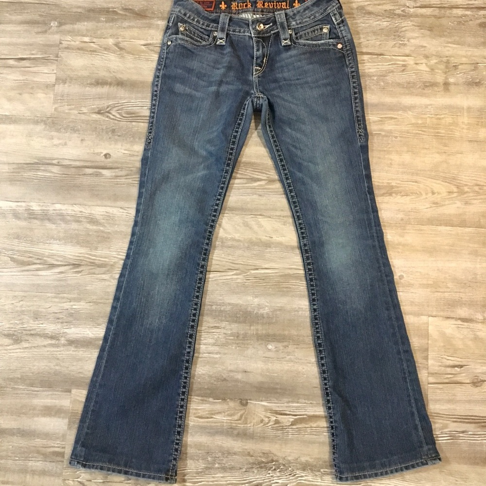 Rock Revival Jeans “ 25x30.5”.  Inseam is 30 1/2 - Picture 4 of 10